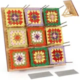 luxuskollektion Stecknadeln Großes Blocking Board Bambus 29x29 cm mit 30 Stiften, Staffelei
