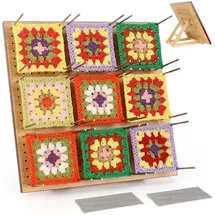 luxuskollektion Stecknadeln Großes Blocking Board Bambus 29x29 cm mit 30 Stiften, Staffelei