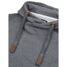 Riverso Kapuzenpullover Regular Fit Grau 4XL