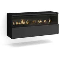 SKRAUT HOME Elektrokamin Schwarz