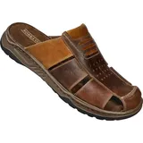 Ross & Cole Pantolette Hoher Tragekomfort durch echtes Leder braun 43 EU
