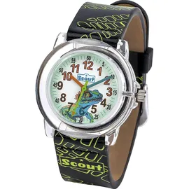 Scout Crystal 280305053 Quarzuhr schwarz, grün, Armbanduhr, Kinderuhr