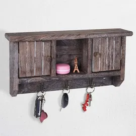 MCW Schlüsselbrett MCW-A48, Schlüsselkasten Schlüsselboard mit Türen, Massiv-Holz MVG-zertifiziert ~ -kästen