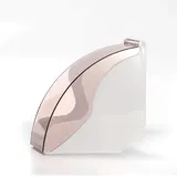 Kaffeefilter-Papierhalter mit staubdichter Abdeckung, Kaffeefilter, Aufbewahrungsbehälter, Filterpapierbox (White for cone filter paper)