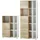 Germania Büromöbel-Set "GW-Lioni", weiß (weiß, navarra, eiche, nachbildung), Holzwerkstoff Metall, Holzwerkstoff, Metall, Arbeitsmöbel-Sets, Büromöbel-Set