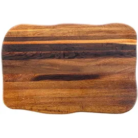 holz4home Steakbrett Küchenbrett dunkel