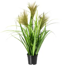 Schilfgras Grün Kunststoff H: ca. 9,5cm