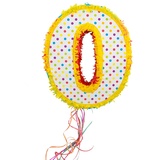 Folat Piñata * ZAHL 0 * für den 0. Kindergeburtstag | Super für Zahl 1