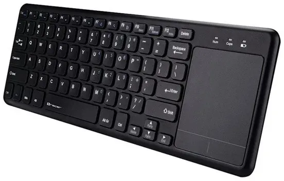 Smart RF - keyboard - with touchpad - Tastaturen - Schwarz