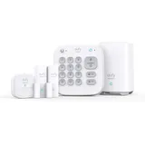 eufy Security 5-teiliges Smart Home Set, Sicherheitssystem mit Bewegungssensor, 2 Diebstahl-Sensoren, Alarmsystem, mit App, kompatibel mit eufyCam, Steuert andere HomeBase Überwachungsgeräte