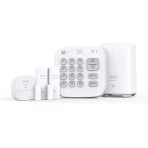 eufy Security 5-teiliges Smart Home Set, Sicherheitssystem mit Bewegungssensor, 2 Diebstahl-Sensoren, Alarmsystem, mit App, kompatibel mit eufyCam, Steuert andere HomeBase Überwachungsgeräte