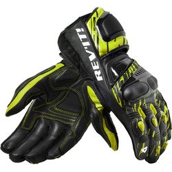 Revit Quantum 2 Motorradhandschuhe, schwarz-gelb, Größe 2XL