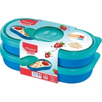 Maped Snackbox 150ml 2er Concept Kids blau, Lunchbox, Blau, Türkis