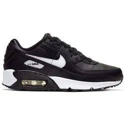 NIKE Kinder Freizeitschuh Air Max 90 LTR, BLACK/WHITE-BLACK, 36 1⁄2