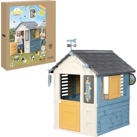 Smoby Spielhaus 4 Seasons Blau/Weiß