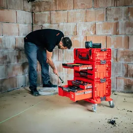 QBRICK Pro Drawer 3 Werkzeugkoffer 13,5 l rot 45 x 31 x 24 cm