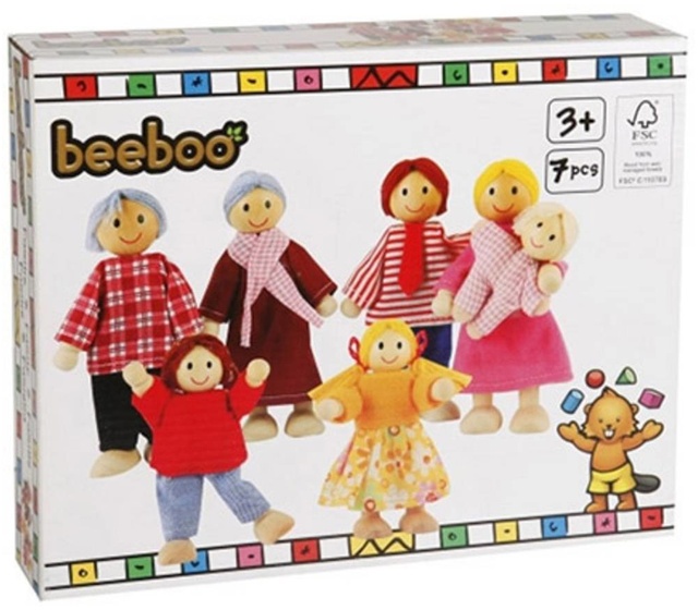 Beeboo "Puppenhaus-Familie", 7 Puppen