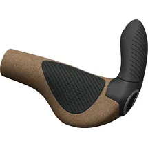 Ergon GP3 Evo Biokork Fahrradgriffe L braun/schwarz