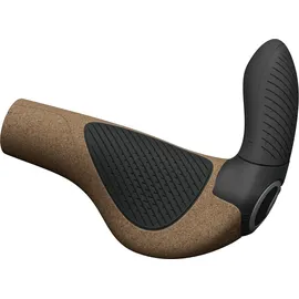 Ergon GP3 Evo Biokork Fahrradgriffe L braun/schwarz