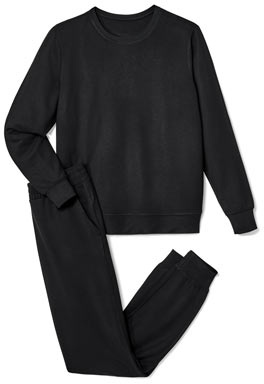 Tchibo - Loungewear-Anzug - Schwarz - Gr.: XL - Schwarz - XL 48/50
