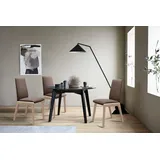 Stressless® Polsterstuhl Laurel, Low Back, Größe L, mit abgerundeten Beinen in Eiche natur grau