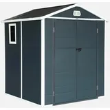sweeek Gartenschuppen aus Kunststoff 3,65 m2, - Sweeek