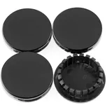 4 Stück 59 mm / 46 mm schwarz Radnabenkappen für Che-vrolet Po-ntiac Solstice Sunbird G6 G5 WS-6 Torrent 2005-2012 Camaro 2010-2015