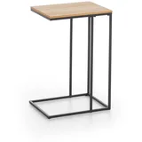 xonox.home Couchtisch Schwarz Metall 30 x 58 x 40 cm