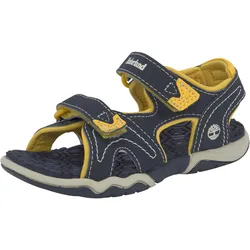 Sandale TIMBERLAND "Adventure Seeker 2 Strap", Gr. 26, blau (navy, gelb), Textil, sportlich, Schuhe, mit Klettverschluss