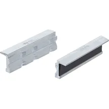 BGS Schraubstock-Schutzbacken Aluminium Breite 100 mm 2-tlg. Mit V-Profil