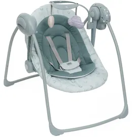 Chicco Swing&Play Elektrische Babyschaukel ab 0 Monaten+, 5 Schaukelgeschwindigkeiten, Beruhigende Melodien, Klappbar, Kompakt und Platzsparend, 2-fach verstellbare Rückenlehne, ab 0 Monaten