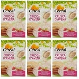 6x Céréal Crusca di Avena Haferkleie,Proteinquelle, ballaststoffreich 400g