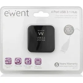 ewent EW1134 USB Hub USB (3.1 Gen1