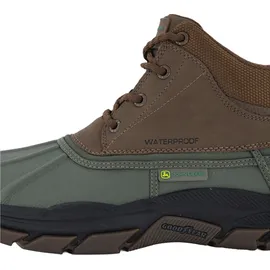 SKECHERS Respected Swamper Slip-InTurnschuhe, Olive Leather/Duraleather/Brown Trim, 48.5 EU