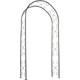 Versele-Laga Rosenbogen 100 x 37 x 230 cm Schwarz