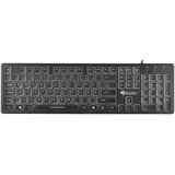 GeneralKeys Beleuchtete USB-Tastatur mit Nummernblock DE (PX4192-944)