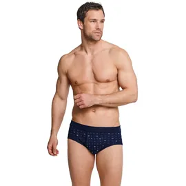 SCHIESSER Essentials Feinripp Karo-Print Slip Marine 3XL 2er Pack
