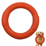 Pewell Hundekauringe für Aggressive Kauer - Fun Dog Beißring Flying Dog Kauringe,Dog Apportierspielzeug & Tauziehen Hundespielzeug für mittelgroße Hunde, interaktives Hundepool-Spielzeug, Hundering