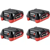 Metabo Akku Set 4x LiHD Akkupack 12 V 4,0 Ah