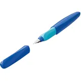 Pelikan Füllhalter Twist Deep Blue, Feder M universell für Rechts- und Linkshänder