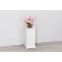 FMD Beistelltisch mit Tür 57,4 cm Weiß