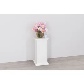 FMD Beistelltisch mit Tür 57,4 cm Weiß