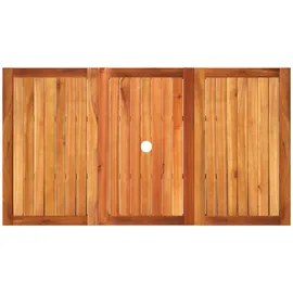 vidaXL Gartentisch 140 x 80 x 75 cm Grau
