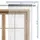 Wometo Fadenvorhang Stangendurchzug 90 x 245 cm Grau 1 St