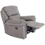 Livetastic Fernsehsessel, Grau, Schwarz, Metall, Kunststoff, Textil, 98.5x96x99 cm, abwischbar, Wohnzimmer, Sessel, Fernsehsessel