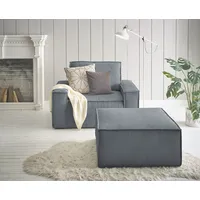 Home Affaire Sessel »SHERWOOD«, Loveseat und Hocker im Set,