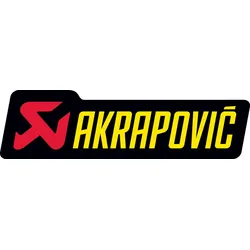 Aufkleber Akrapovic hitzefest 200x60mm