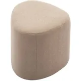 sweeek - Hocker in Kieselsteinform mit Stoffbezug