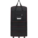 Peosaard Duffle Bag 32x19x11in Erweiterbares faltbares 360 ° rotierender Roll -Duffle -Beutel auf Reisebeutel mit Rädern und Griff, Geschäftsreise, groß