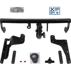 Westfalia Anhängerkupplung abnehmbar inkl. Trail-Tec E-Satz 13polig universal - DAIHATSU CHARADE VIII